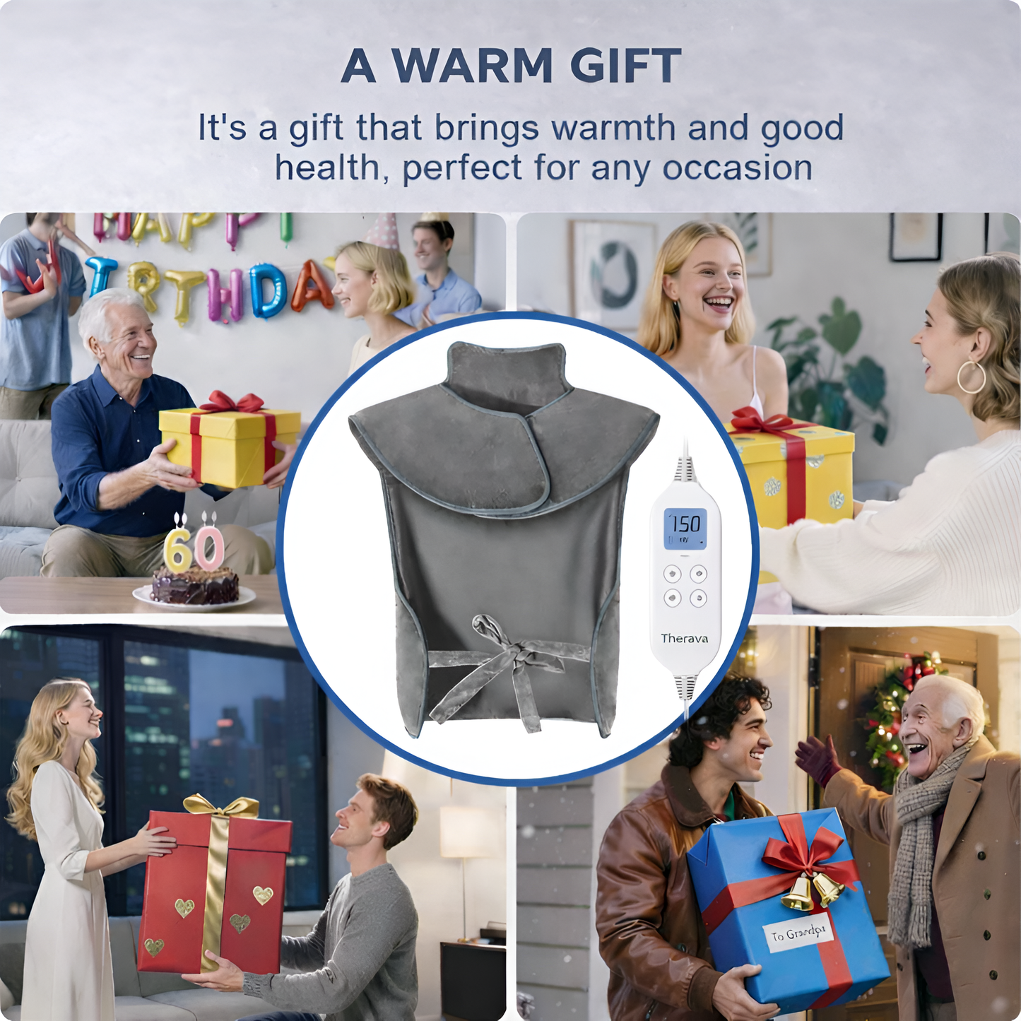 Therava™ Electric Heating Back Pad